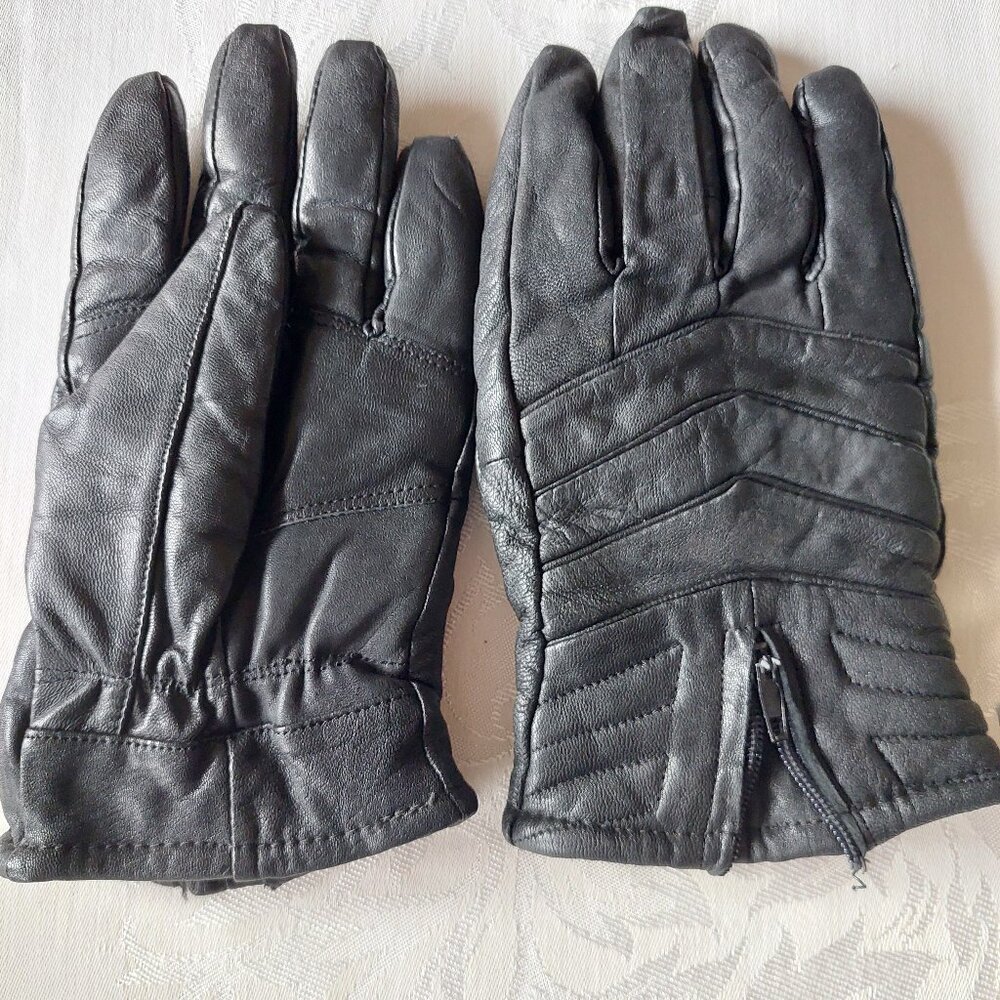 Lined leather Gloves - Winter Size M